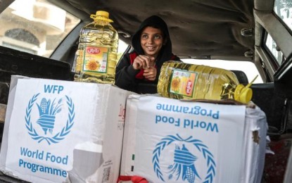 "الأغذية العالمي" يعلن استئناف توزيع المواد الغذائية بمدينة غزة